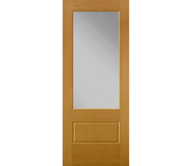 Hartford 3 Quaters Light Fiberglass Entry Door