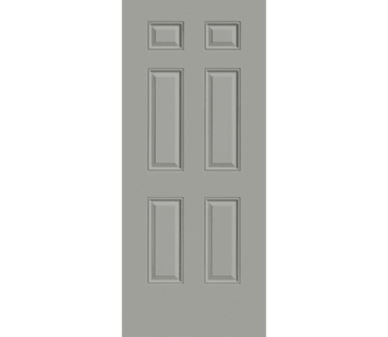 Hartford 6 Panel Steel Entry Door