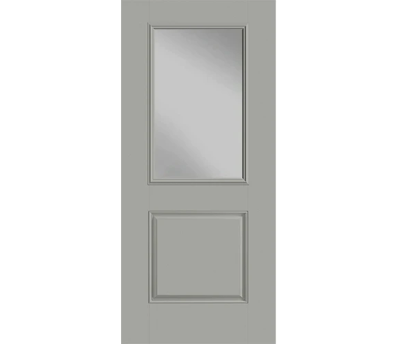 Hartford Half Light 1 Panel Fiberglass Entry Door