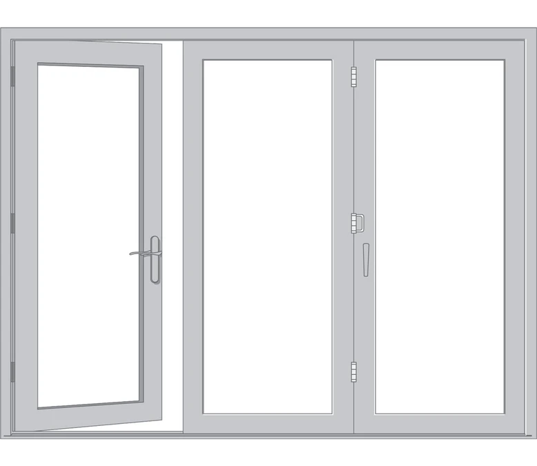 Hartford Pella Architect Reserve Series Contemporary Bifold Patio Door