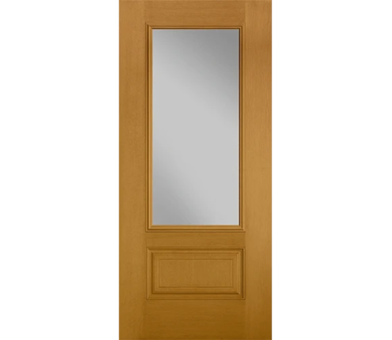 Hartford Three Quaters light Fiberglass Entry Door