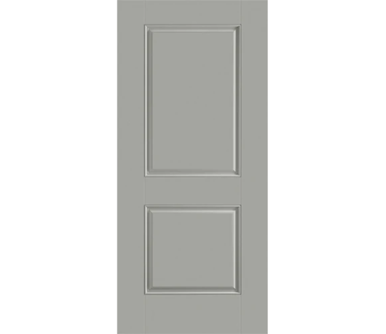 Hartford Two Panel Square Fiberglass Entry Door